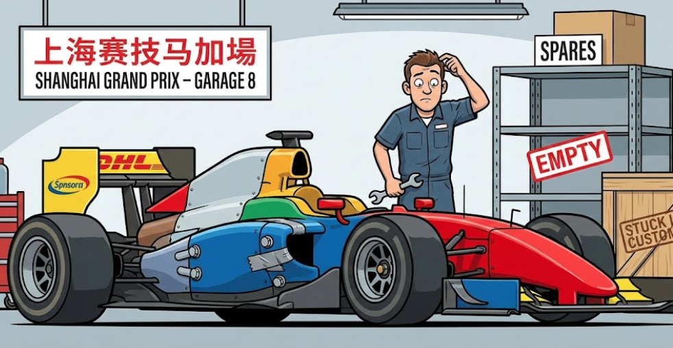 The Spare Parts Lottery: Why the Shanghai GP is Rigged by Logistics